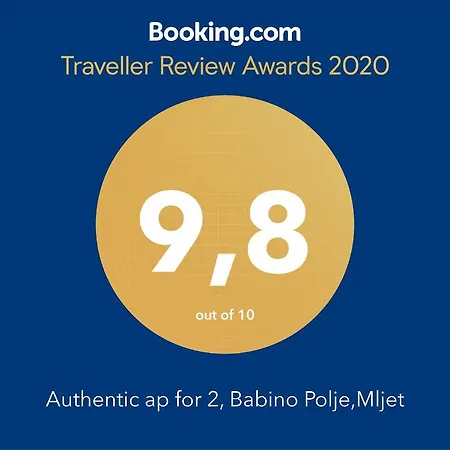 Apartment Authentic Ap For 2, Babino Polje,mljet